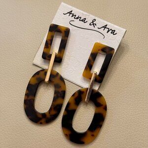 Chic Leopard Earrings by Anna & Ava